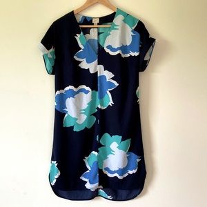 A New Day Floral Shift Dress